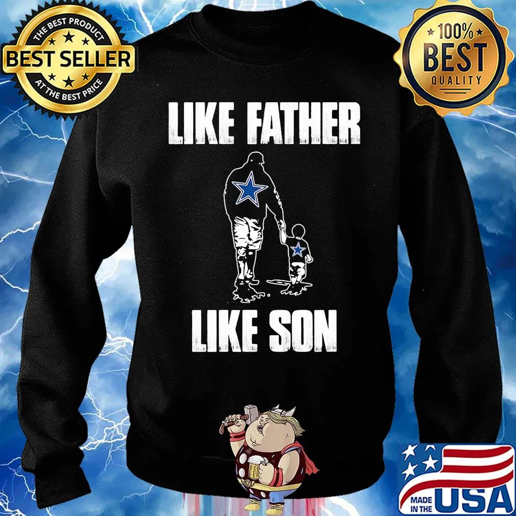 Dallas cowboys like father like son happy father's day s Sweater