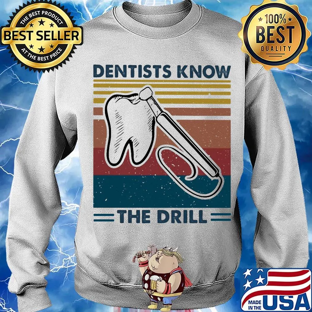 Dentists know the drill vintage s Sweater