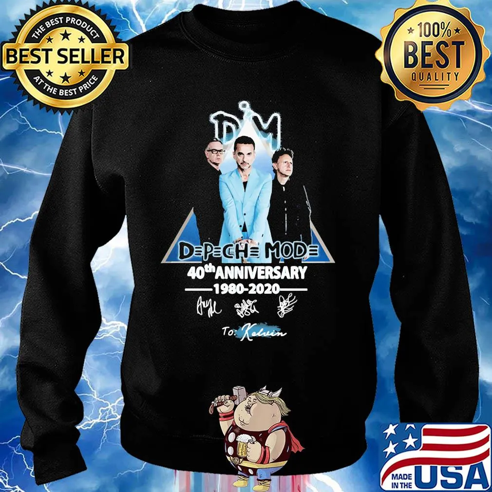Depeche mode 49th anniversary 1980 2020 signatures s Sweater