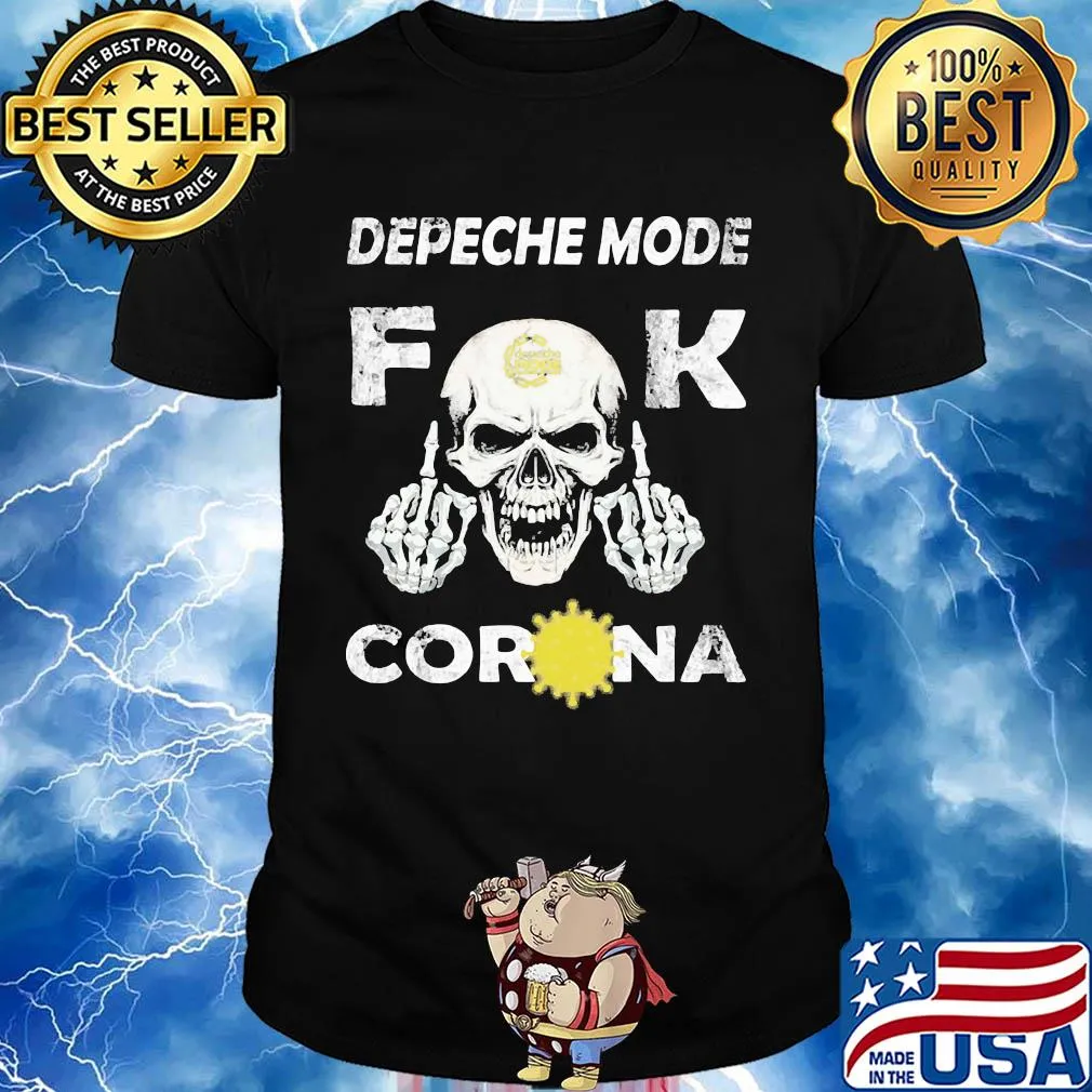 Depeche mode skull fuck coronavirus shirt