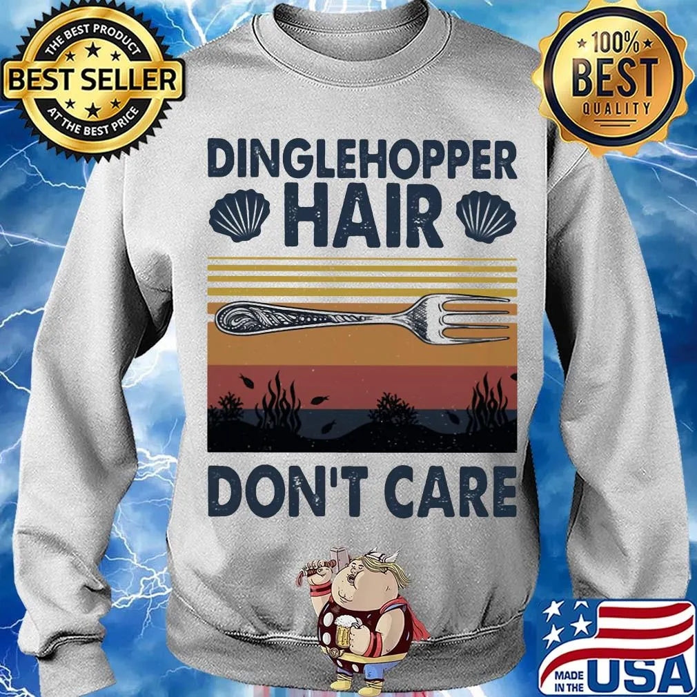 Dinglehopper hair don't care vintage s Sweater