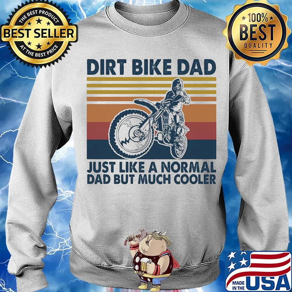 Dirt bike dad just like a normal dad but much cooler vintage s Sweater