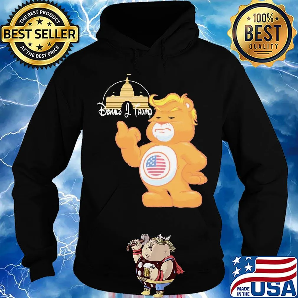 Disney donald J.Trump teddy bear American flag s Hoodie