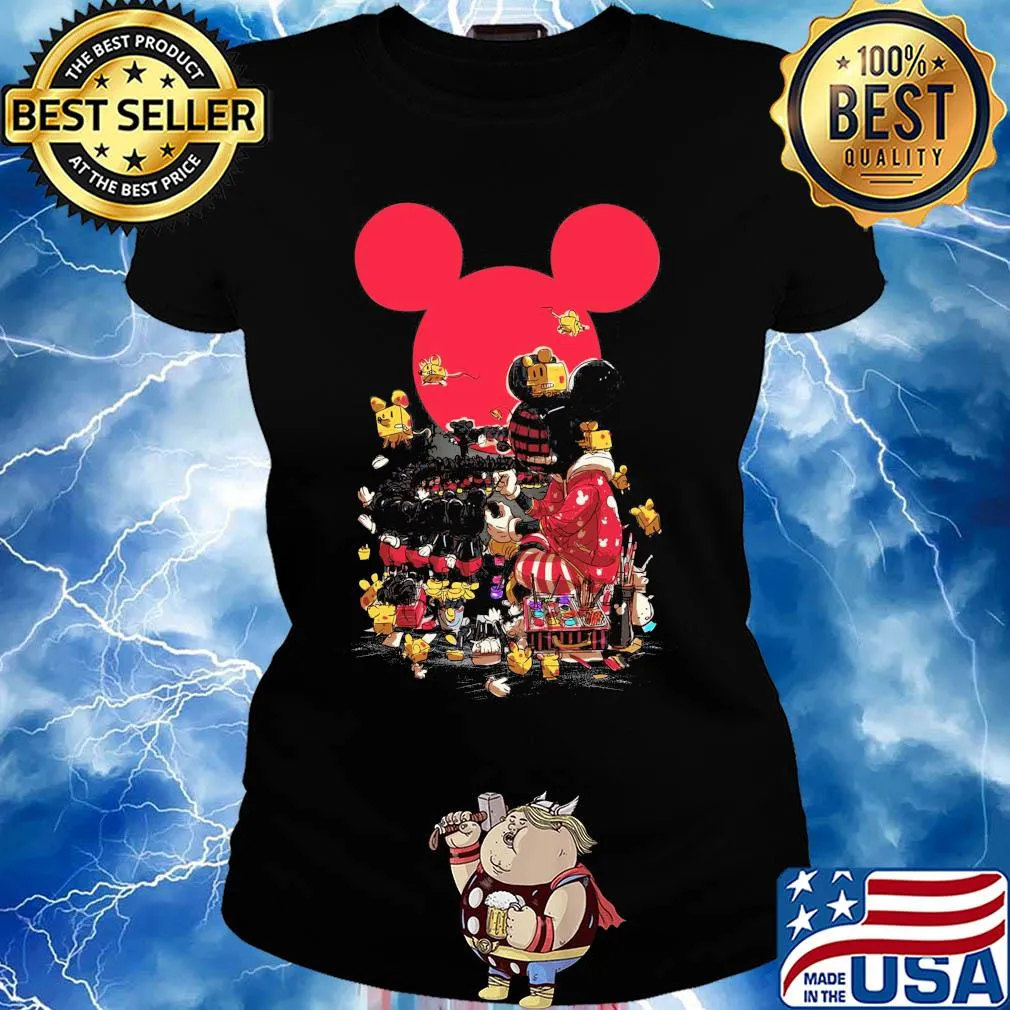 Disney mickey mouse balloon s Ladies tee
