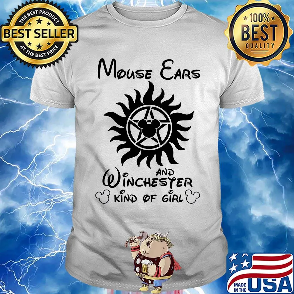 Disney mouse ears and winchester kind of girl shirt