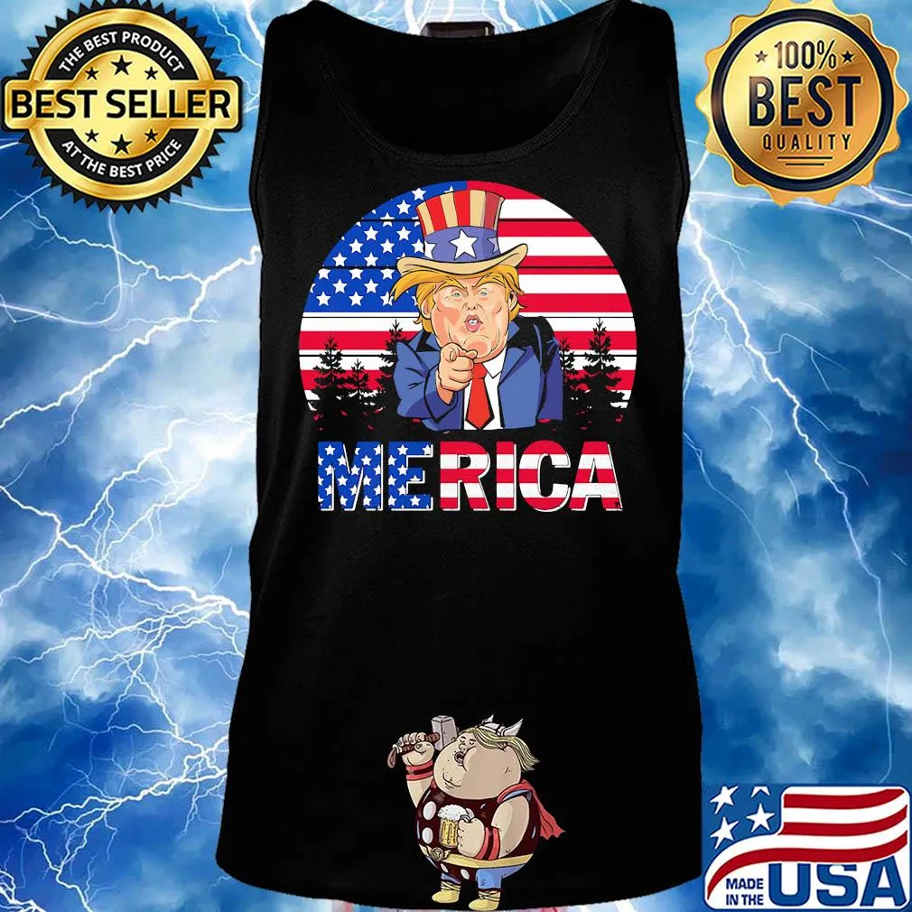 Dolnald Trump American flag veteran Independence Day vintage s Tank top