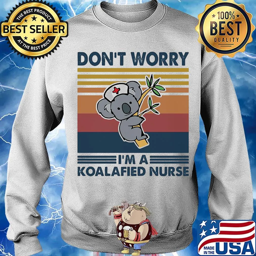 Don't worry I'm a koalafied nurse vintage s Sweater