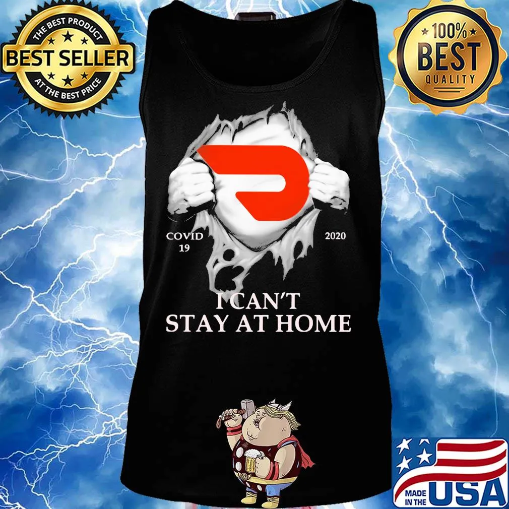 Doordash covid-19 2020 i can’t stay at home hand s Tank top