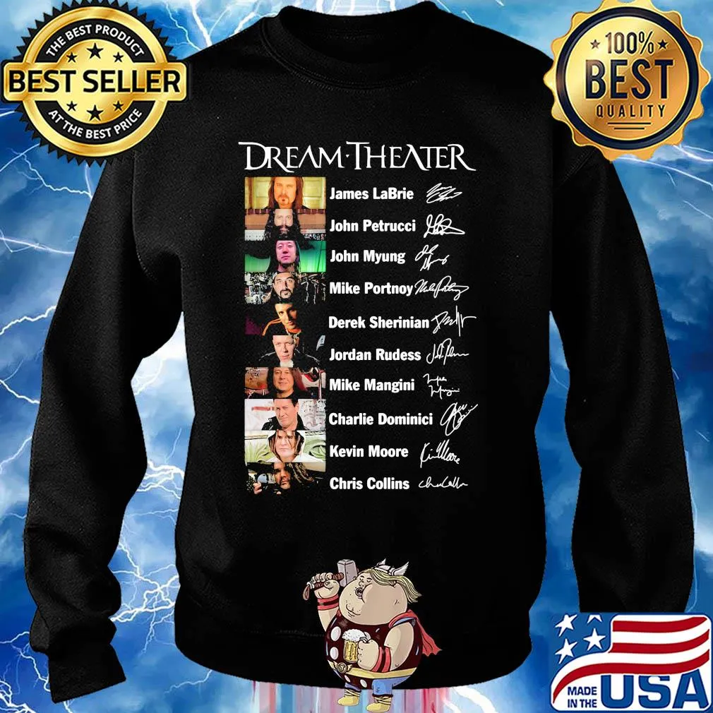 Dream Theater Jams Barbie John Petrucci John Myung signature s Sweater