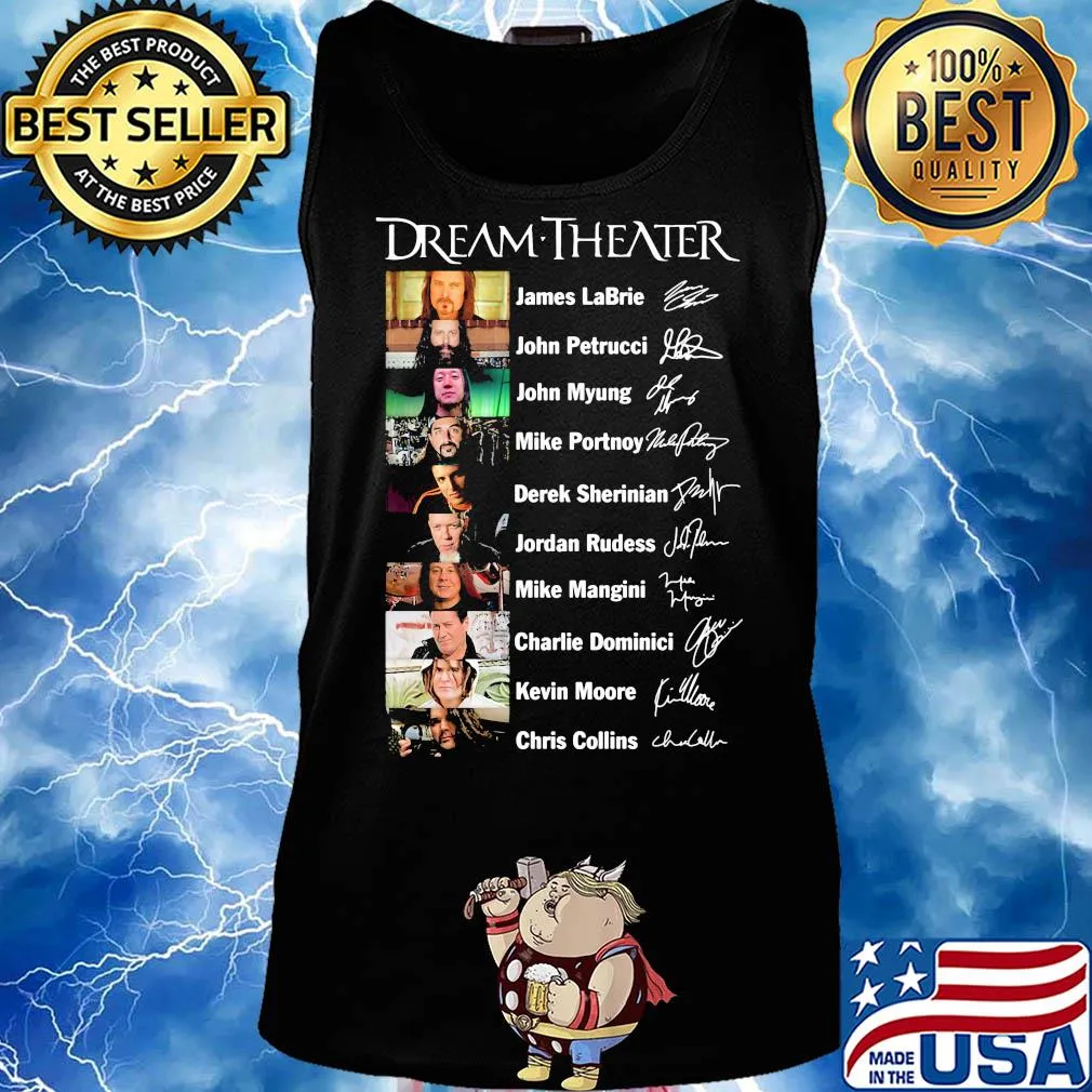 Dream Theater Jams Barbie John Petrucci John Myung signature s Tank top