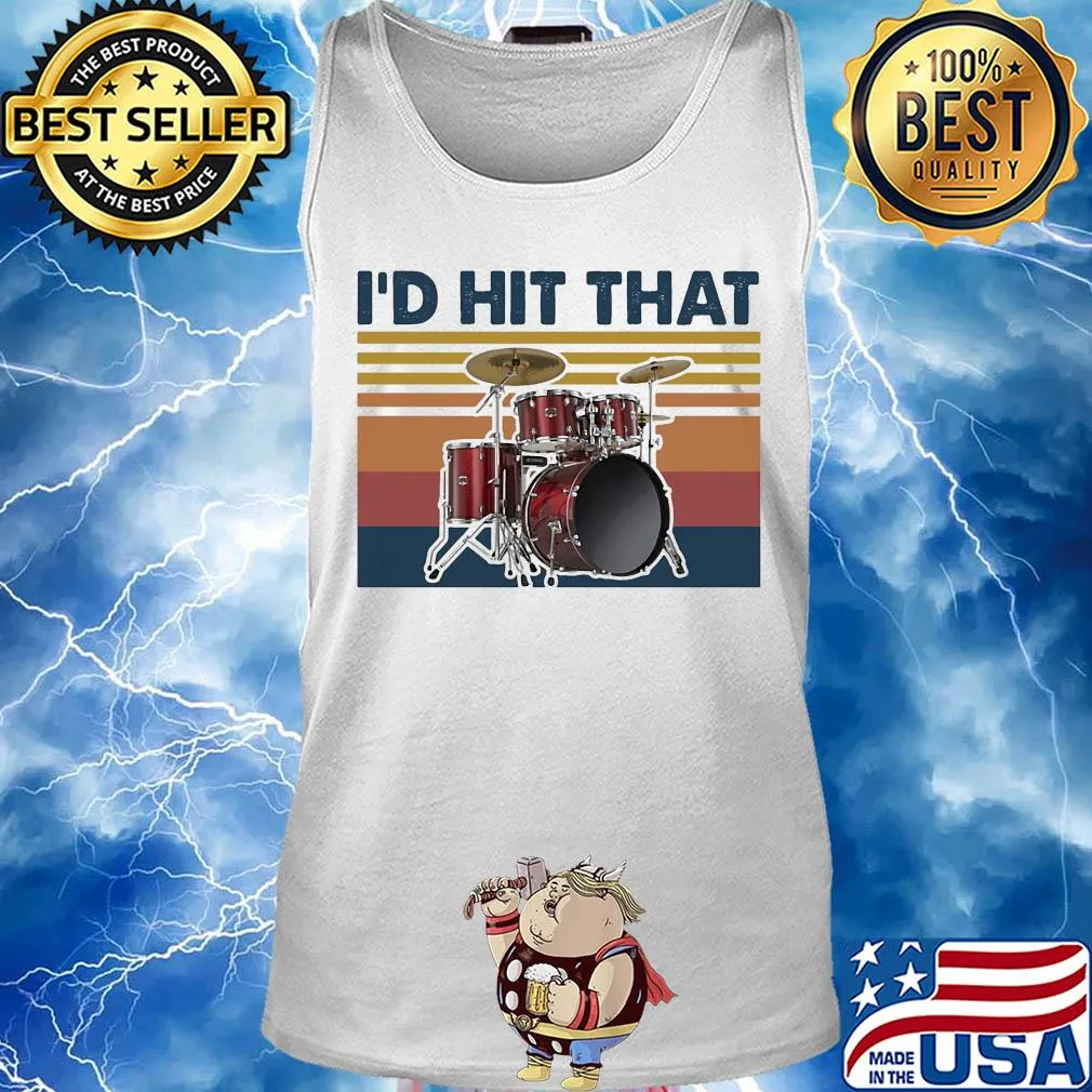 Drums I'd hit that vintage s Tank top