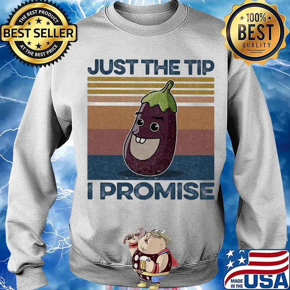 Eggplant just the tip I promise vintage s Sweater