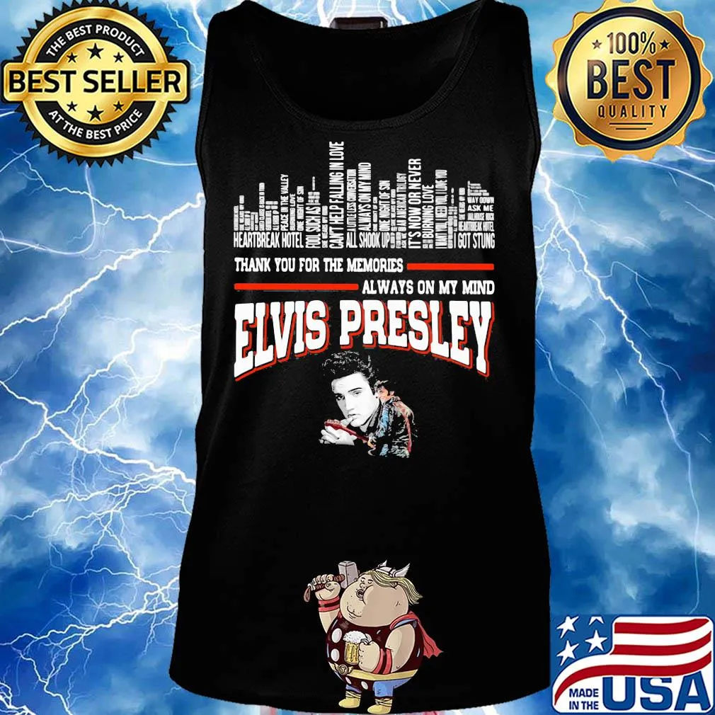 Elvis Presley thank you for memories s Tank top
