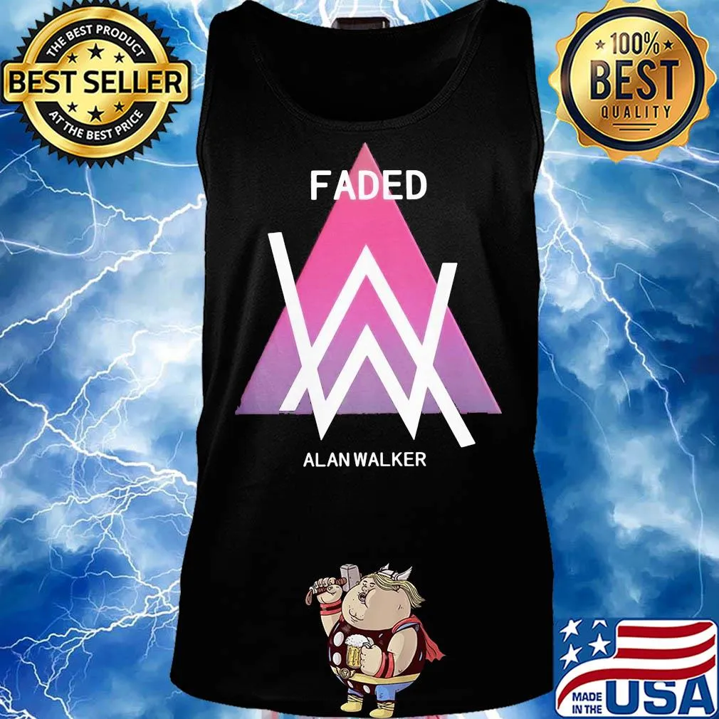 Faded alan walker triangle s Tank top