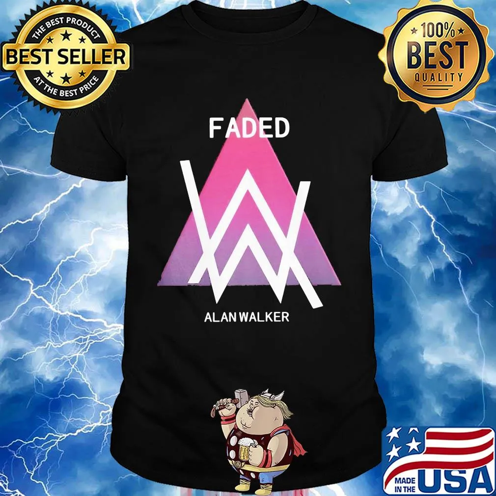 Faded alan walker triangle shirt