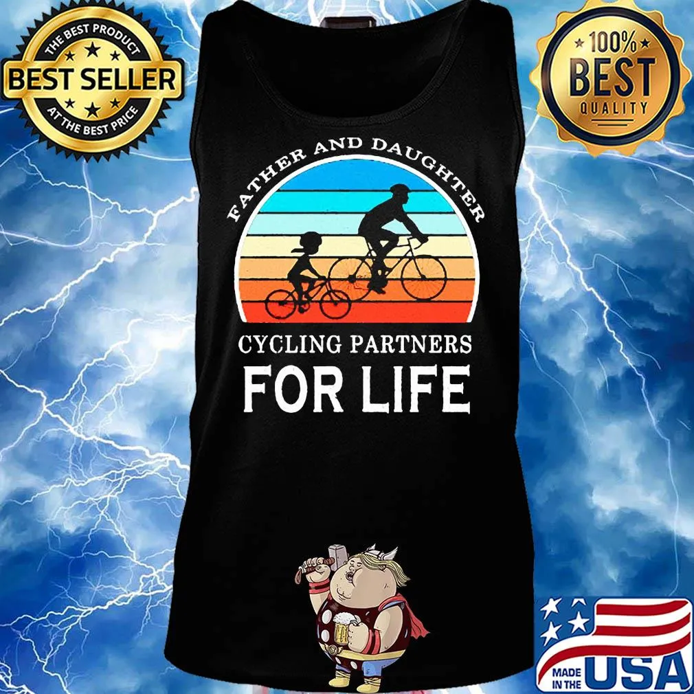 Father and daughter cycling partners for life vintage 2020 s Tank top