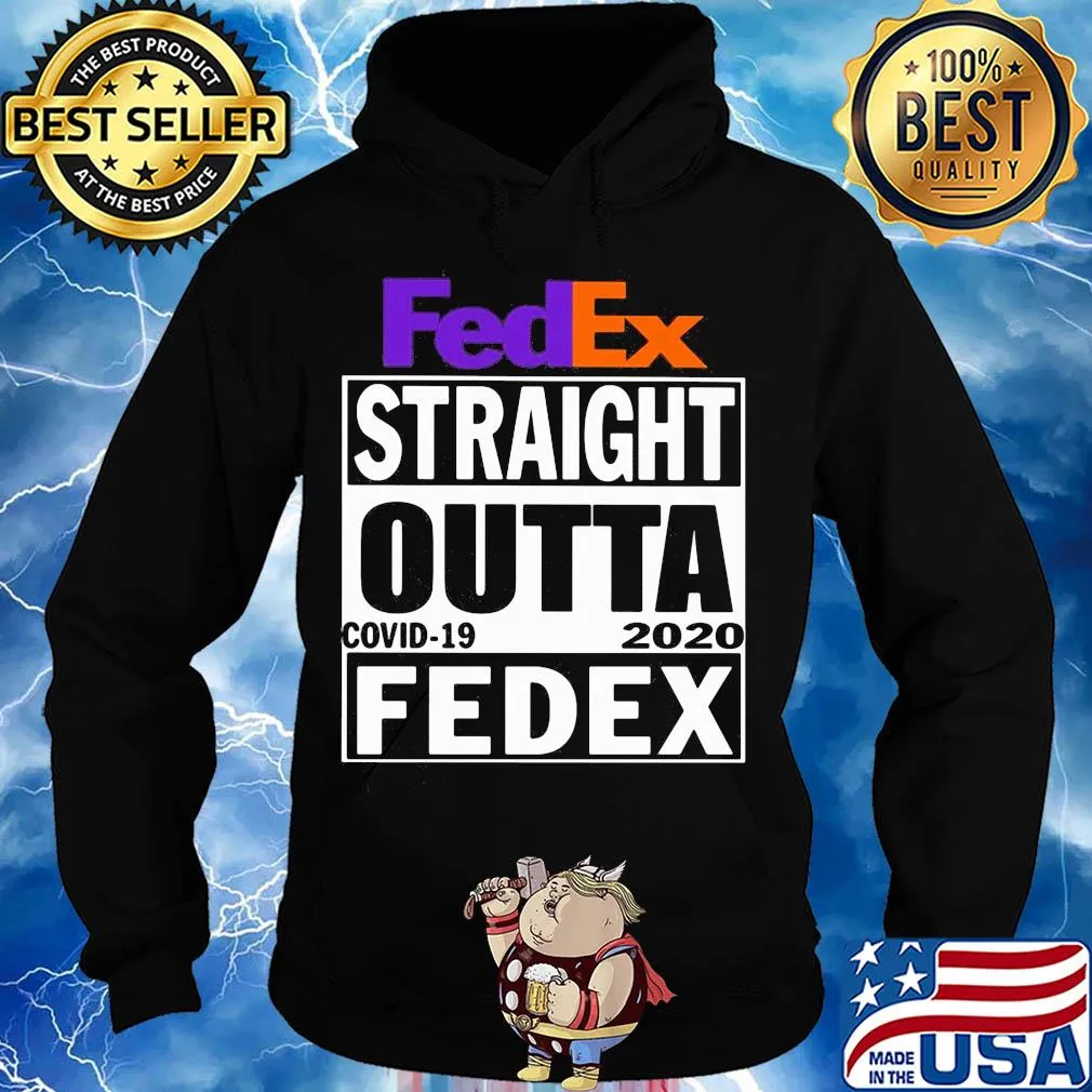 Fedex straight outta covid-19 2020 fedex s Hoodie