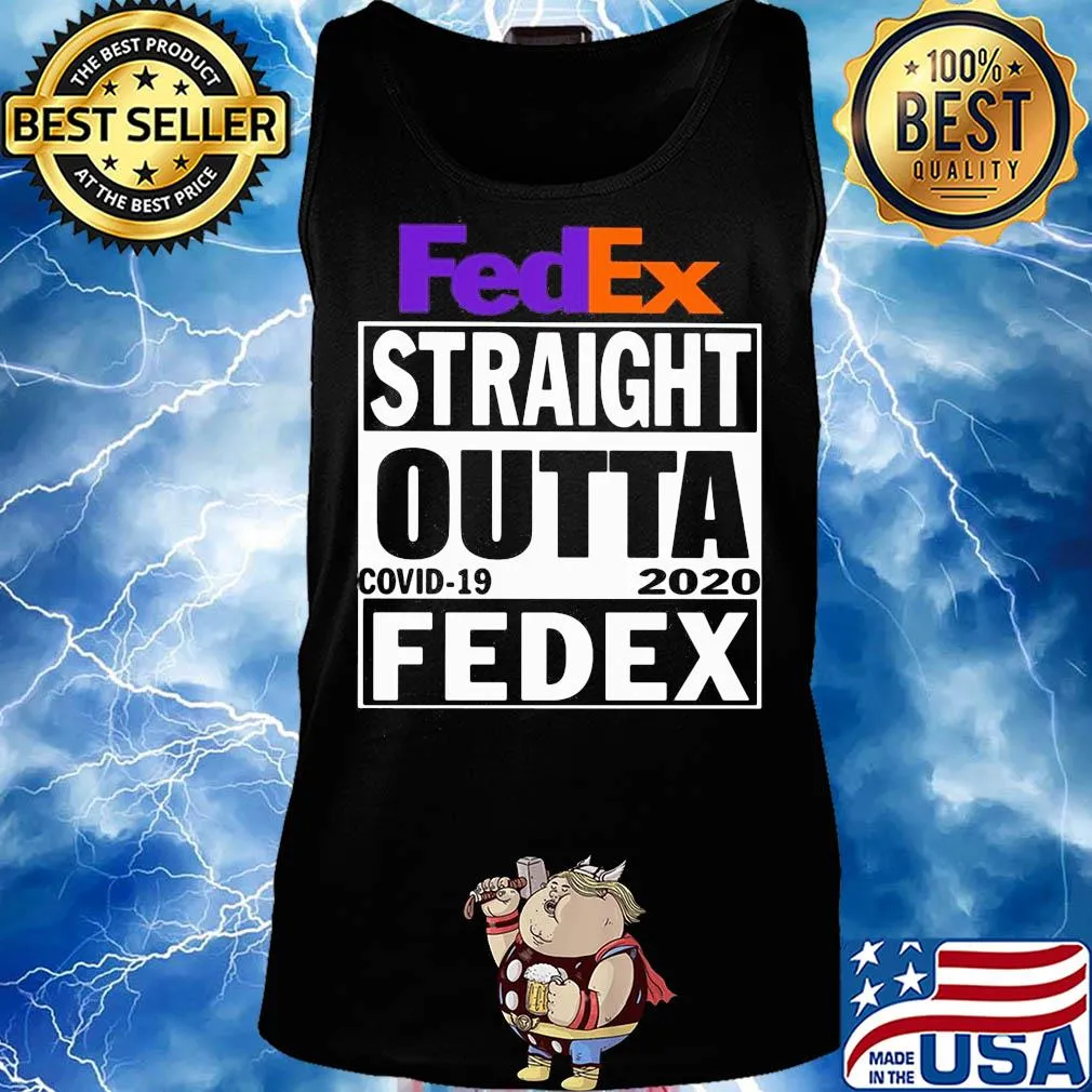 Fedex straight outta covid-19 2020 fedex s Tank top