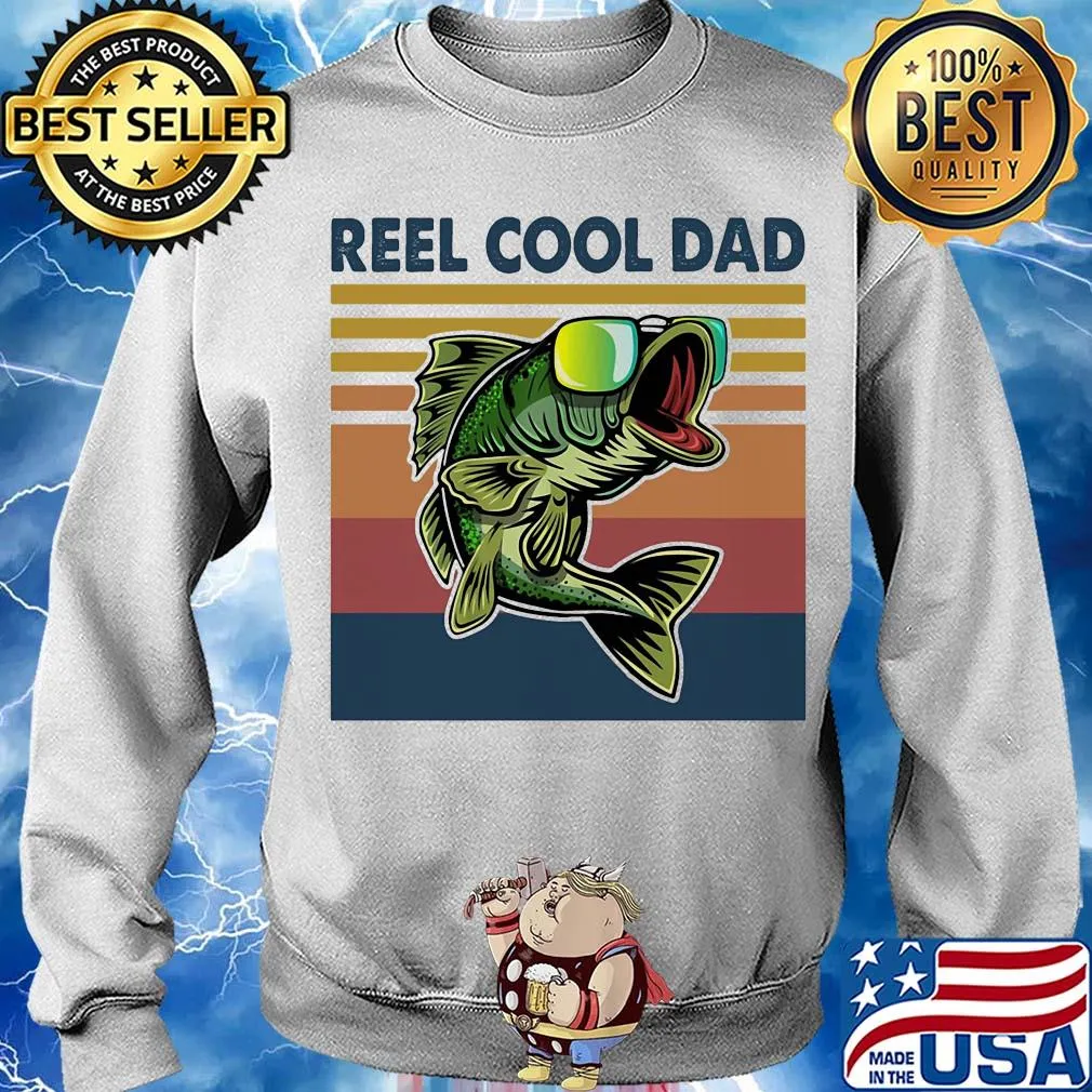 Fishing reel cool dad vintage 2020 s Sweater