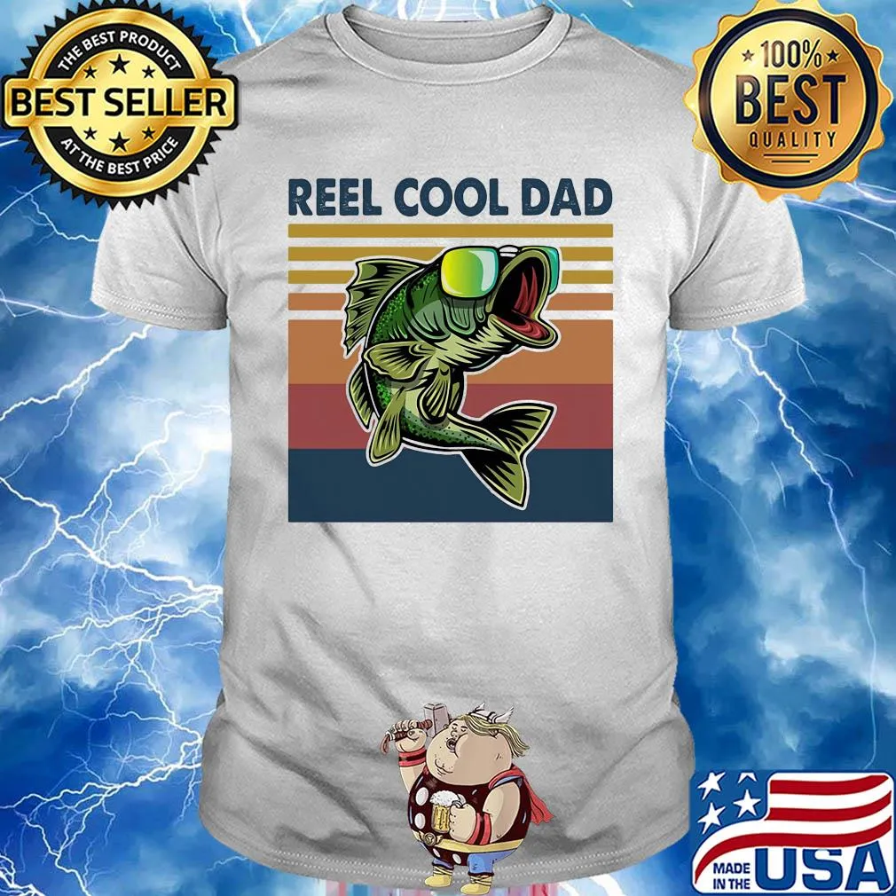 Fishing reel cool dad vintage 2020 shirt
