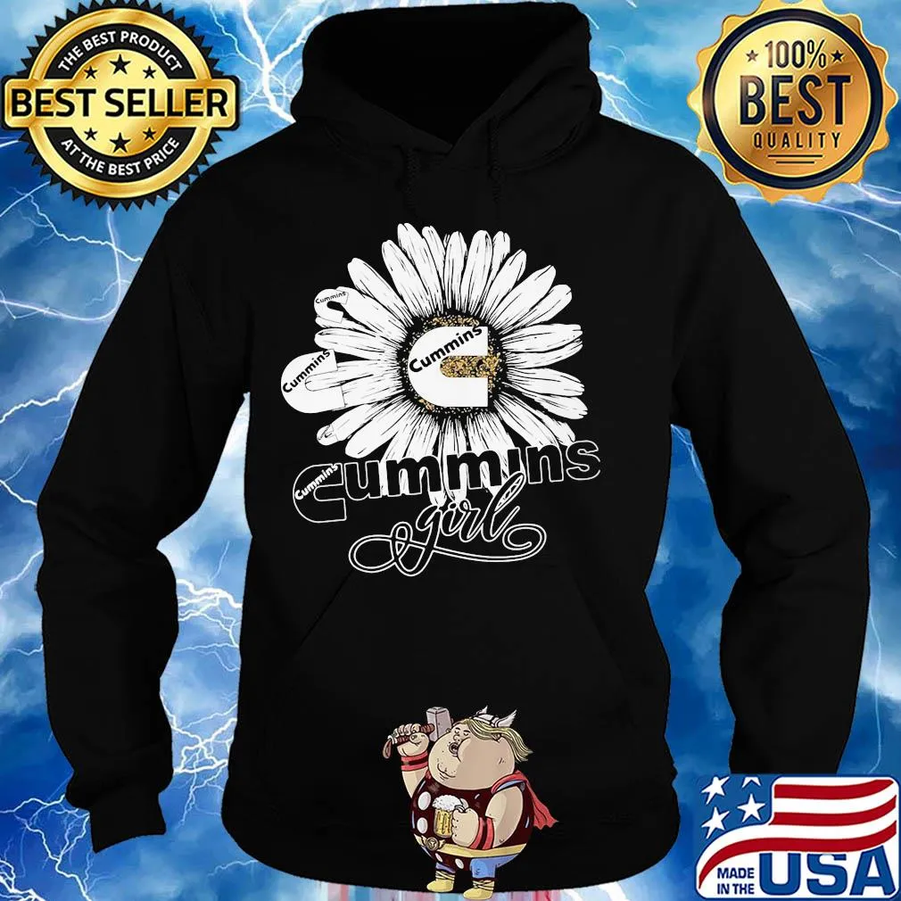 Flowers cummins girl logo s Hoodie