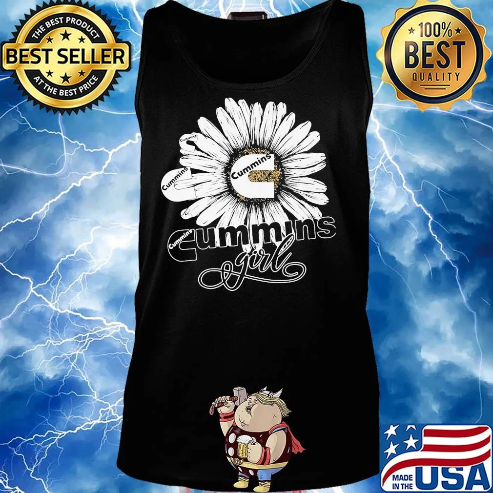 Flowers cummins girl logo s Tank top