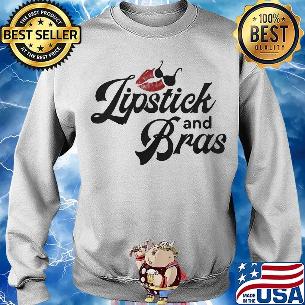 Funny Lipstick and bras s Sweater