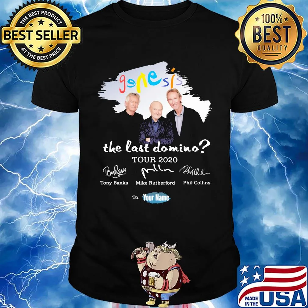 Genesis the last domino tour 2020 to your name signatures shirt