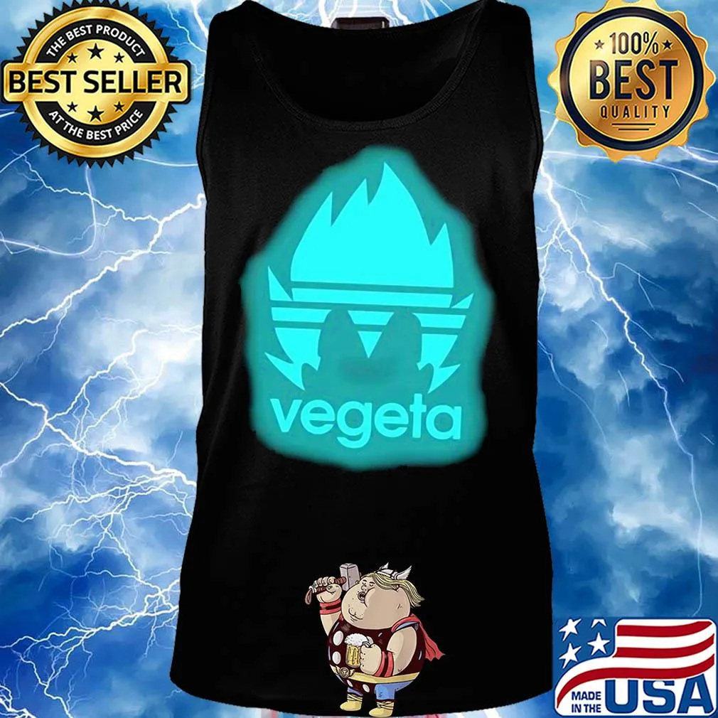 Glow in the dark vegeta dragon ball s Tank top