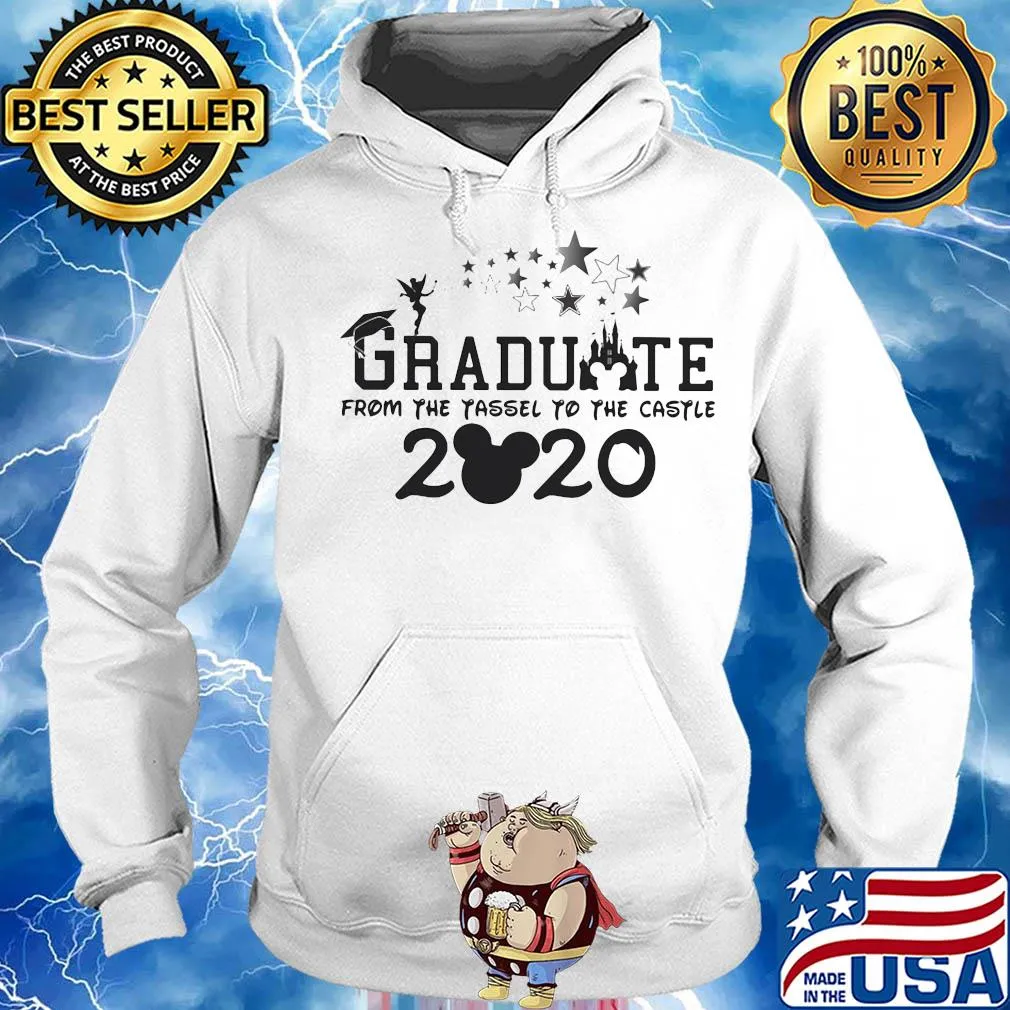 Graduate from the tassel to the castle 2020 Mickey mouse s Hoodie