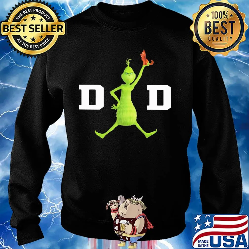 Grinch and his dog dad happy father's day s Sweater