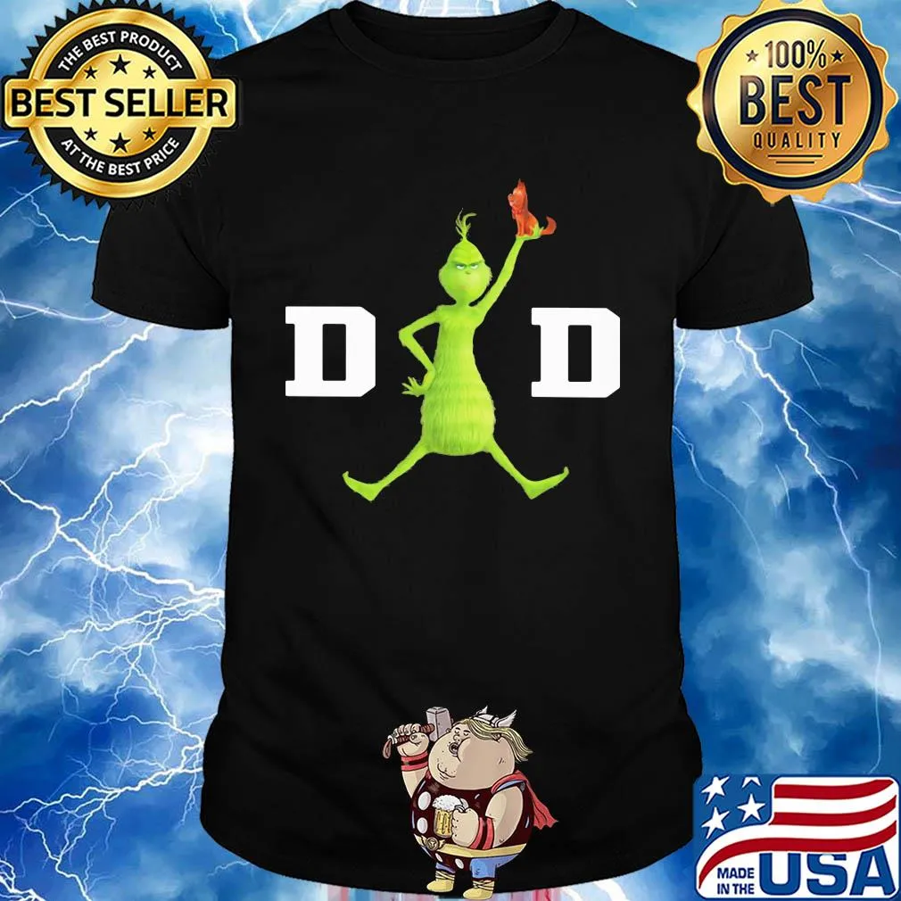 Grinch and his dog dad happy father's day shirt