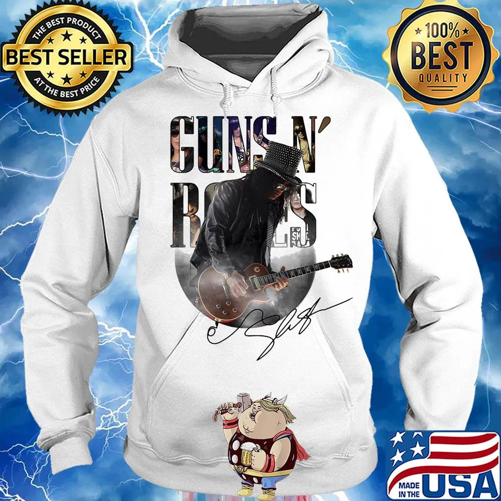 Guns N’ roses playing guitar signature s Hoodie