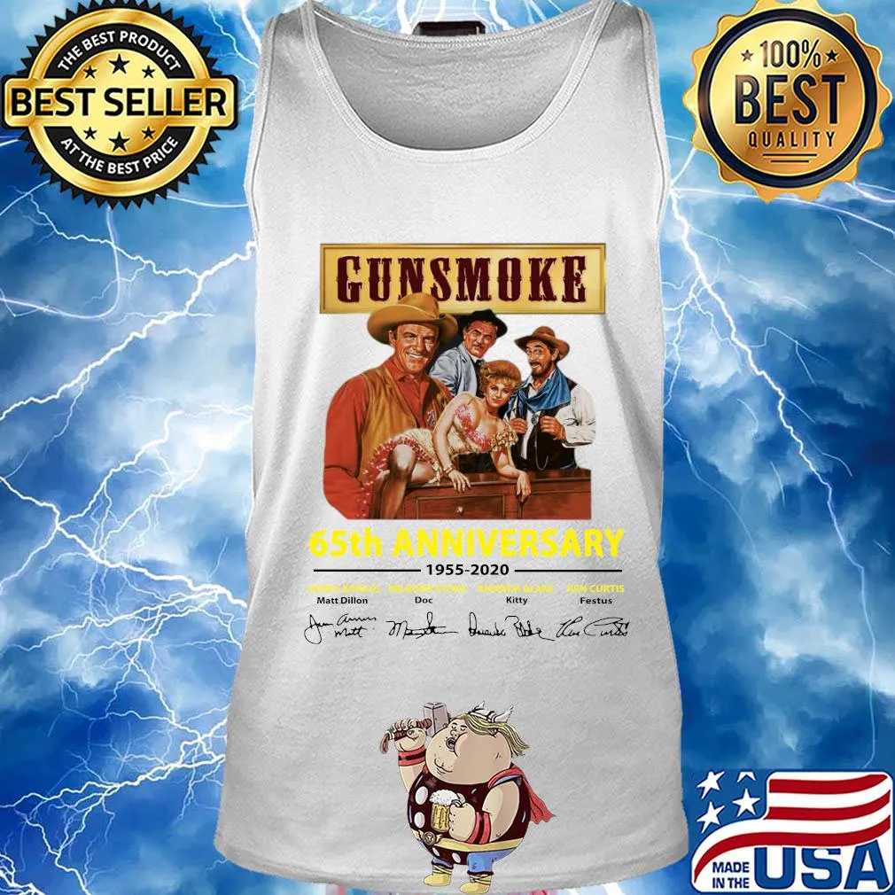 Gunsmoke 65th anniversary 1955-2020 signature s Tank top