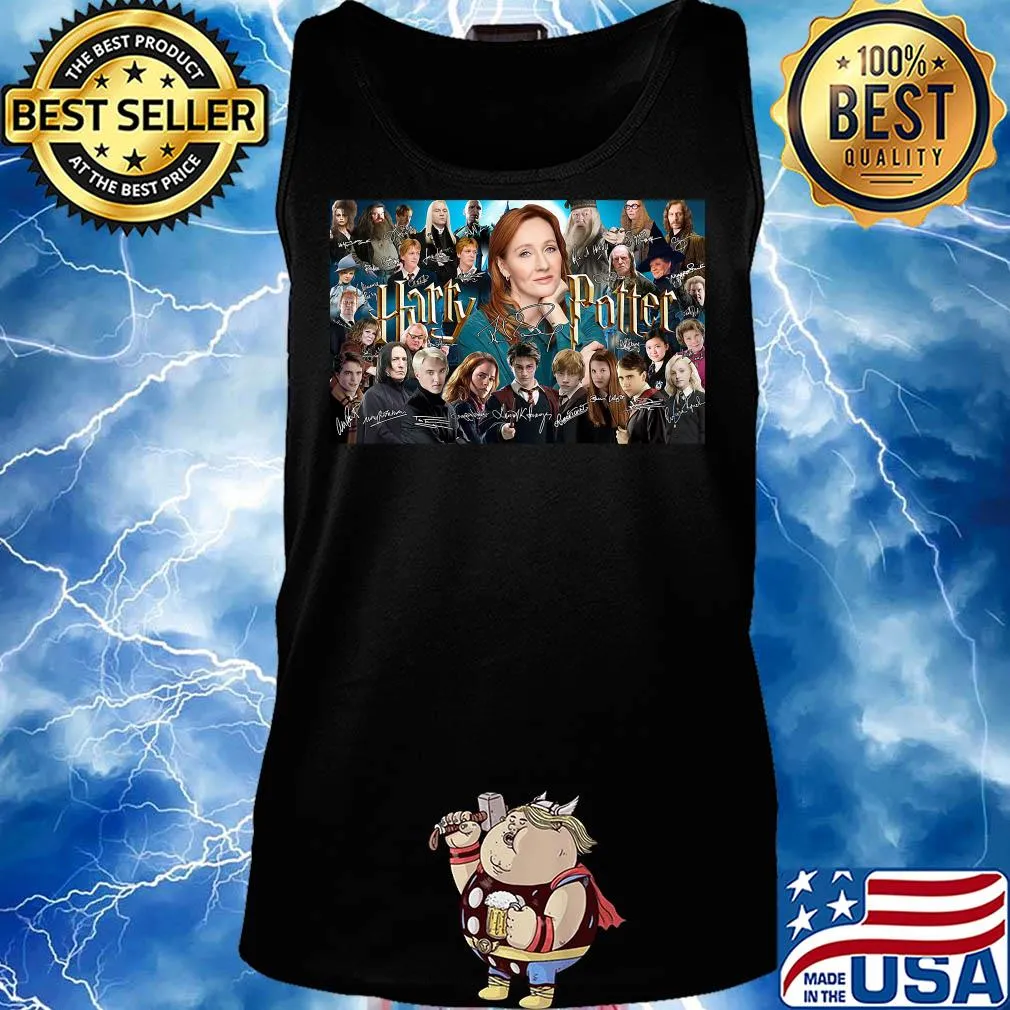 Harry potter movie characters signatures poster s Tank top