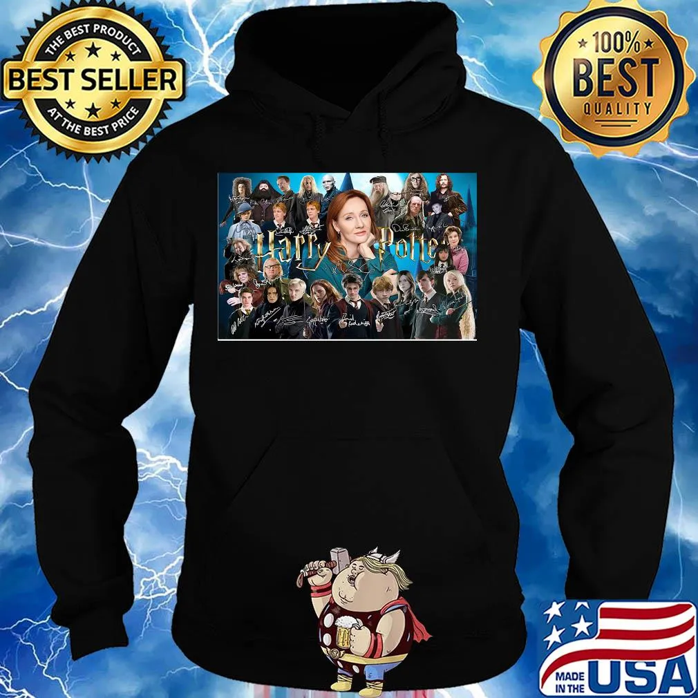 Harry potter movie characters signatures s Hoodie