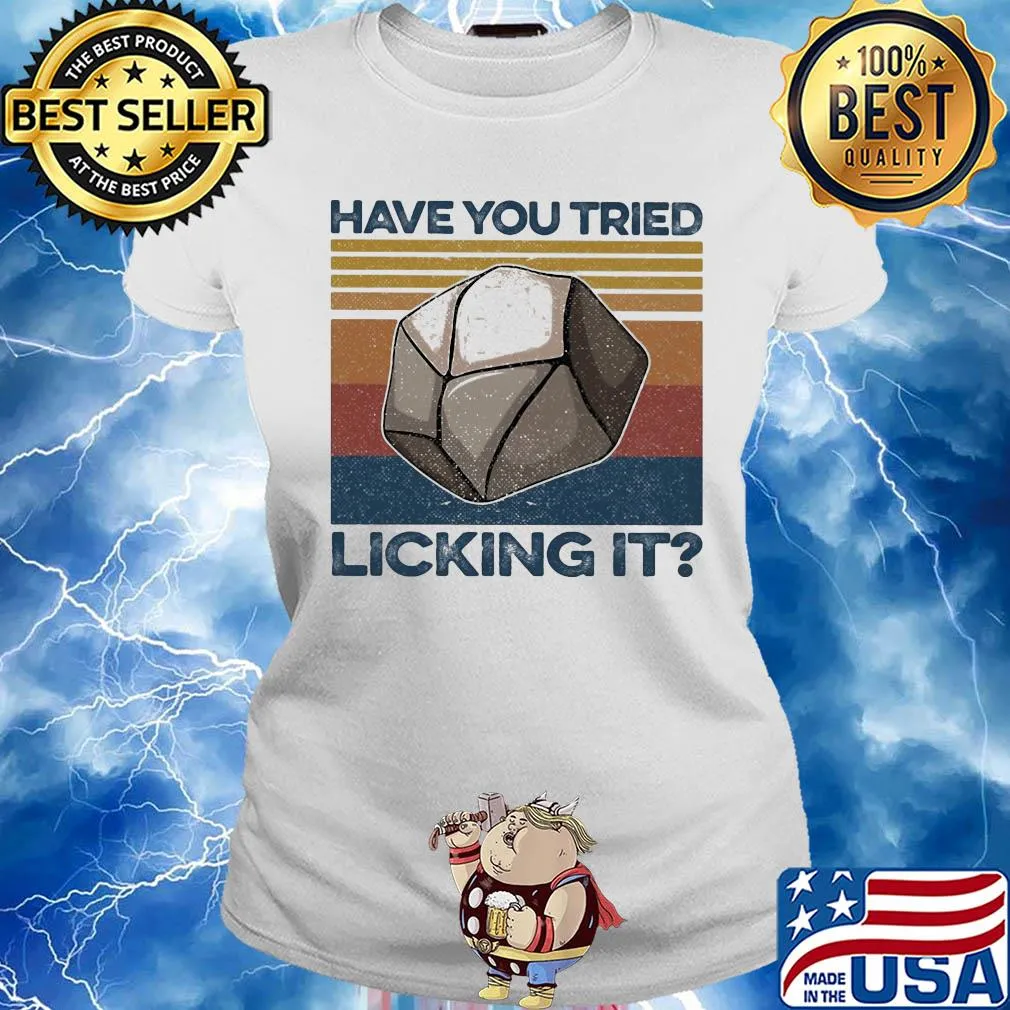 Have you tried licking this geology vintage s Ladies tee