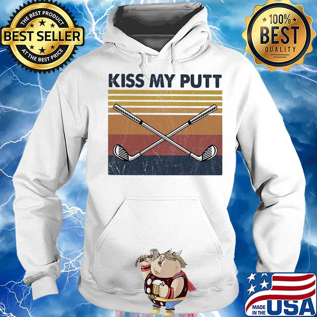 Hockey kiss my putt vintage s Hoodie