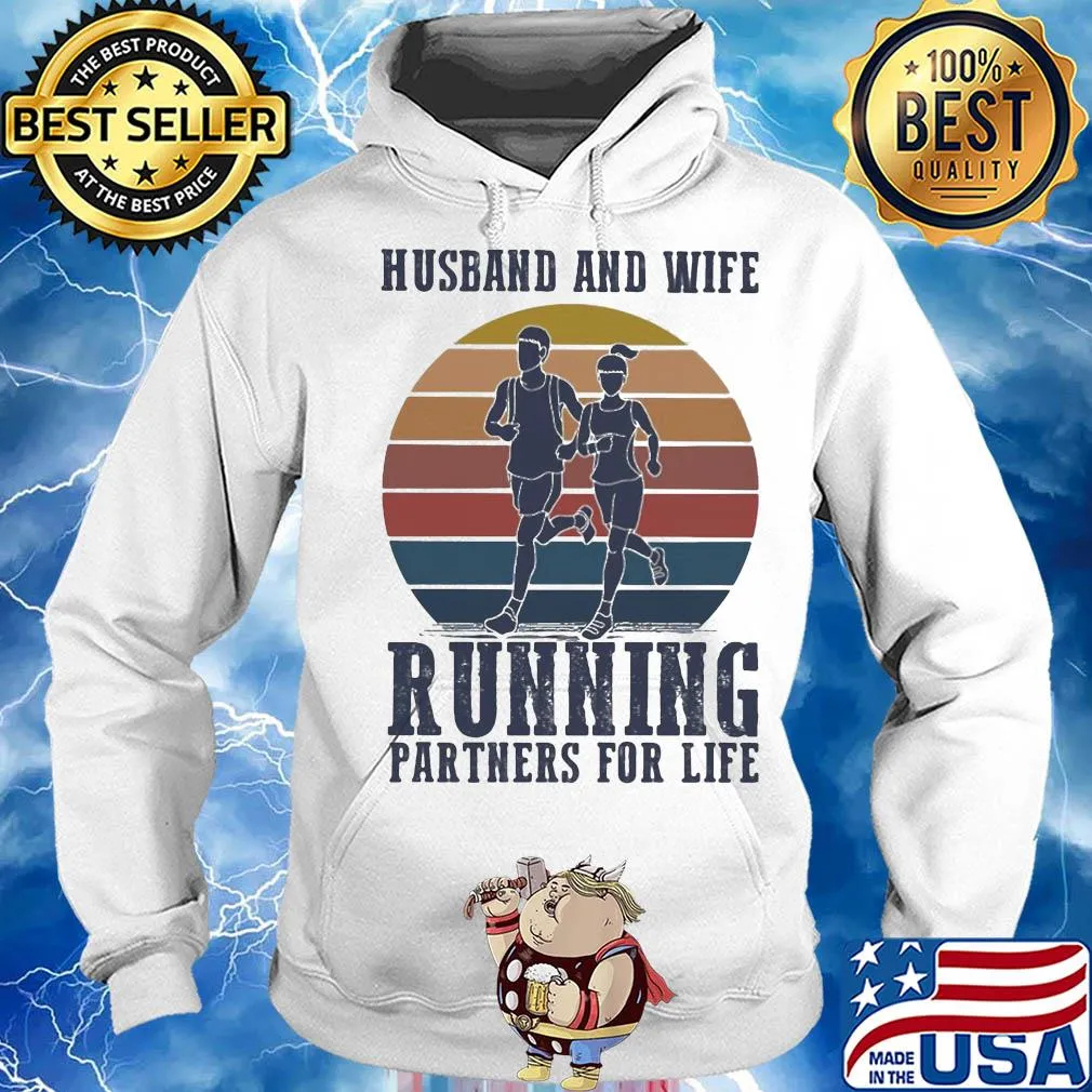 Husband and wife running partners for life s Hoodie
