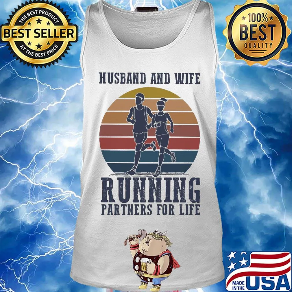 Husband and wife running partners for life s Tank top