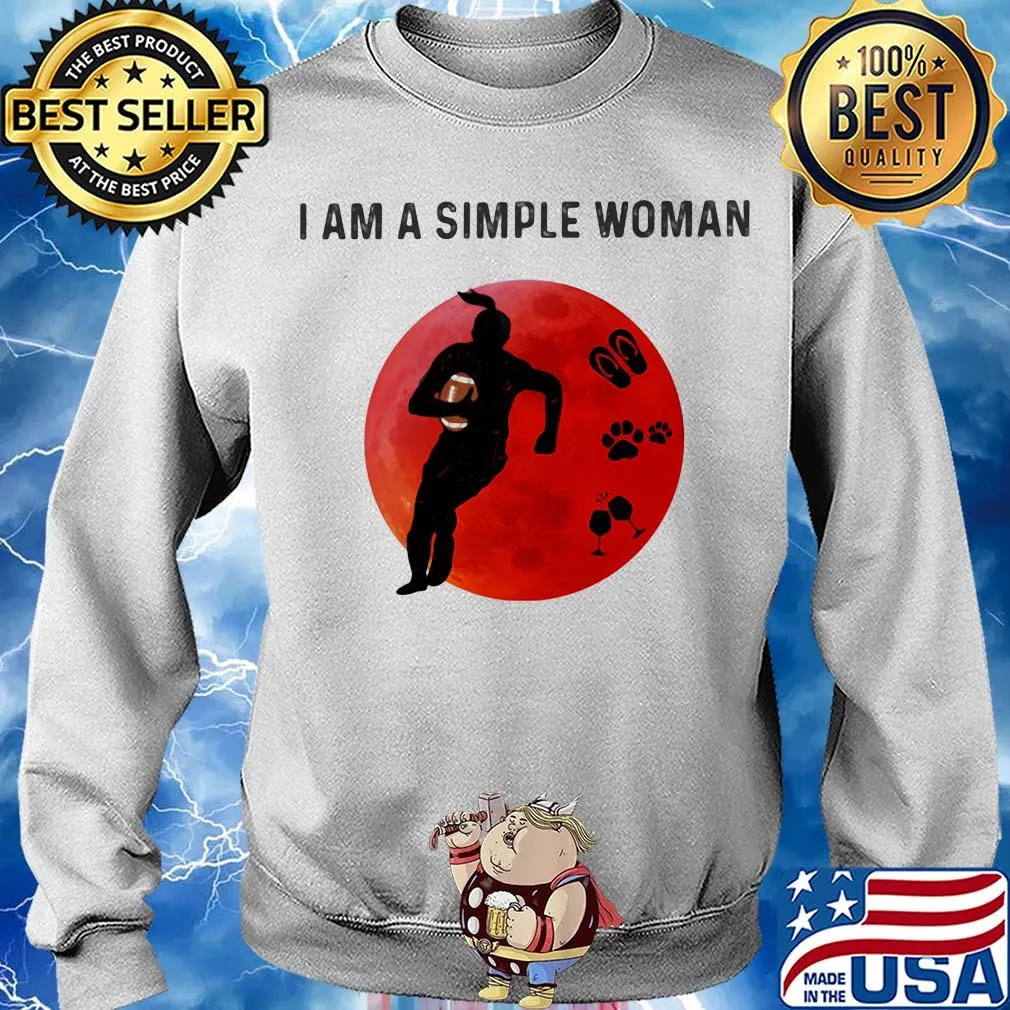 I am a simple woman Rugby paw wine s Sweater