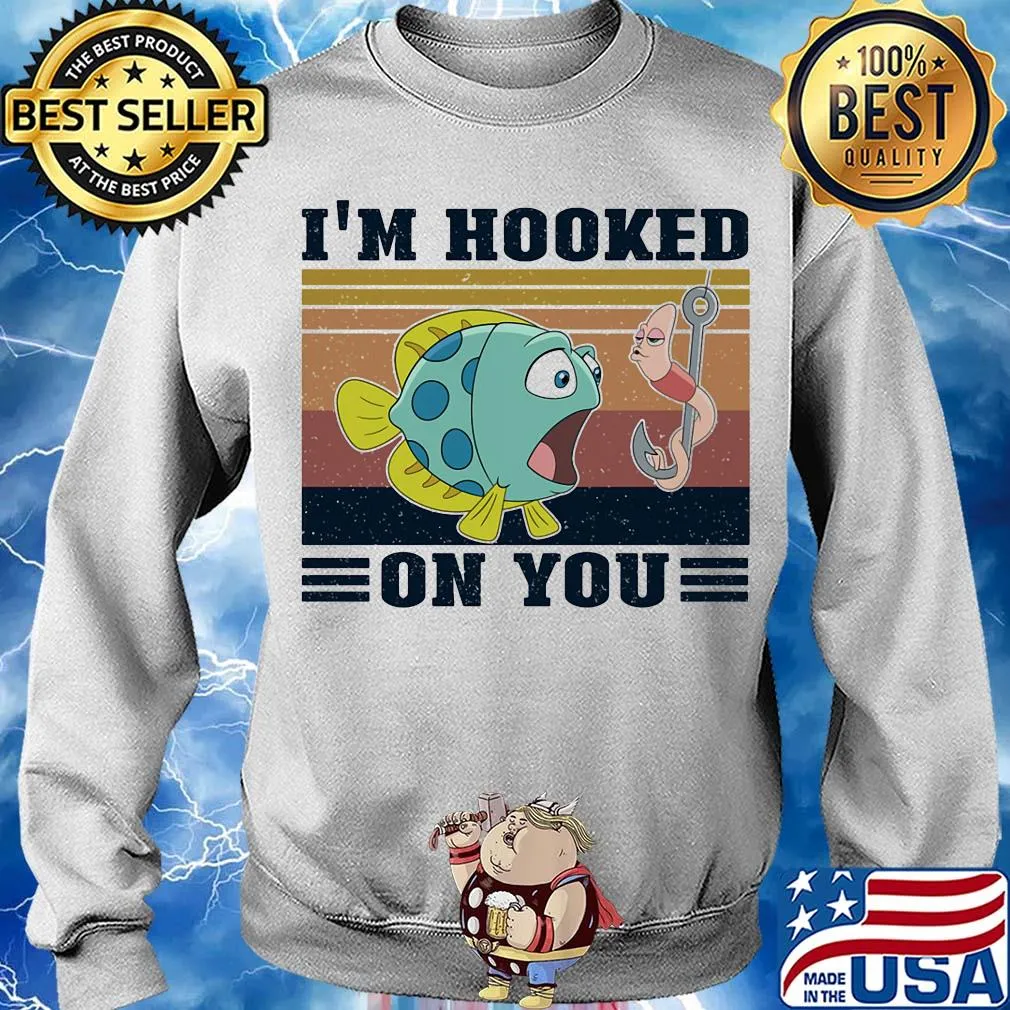 I'm hooker on you fishing vintage s Sweater