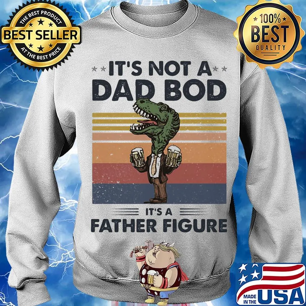It's not a dad bod it's a father figure Crocodiles beer vintage s Sweater