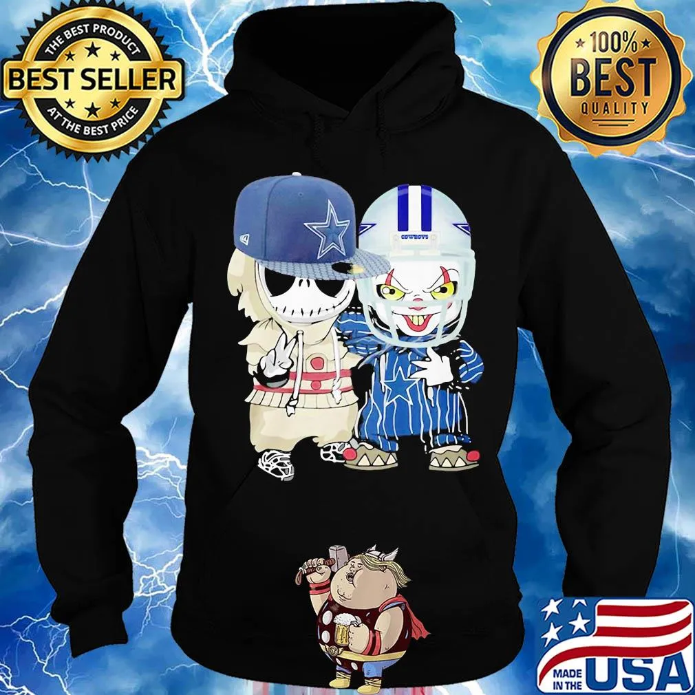 Jack skellington and joker player dallas cowboys football s Hoodie