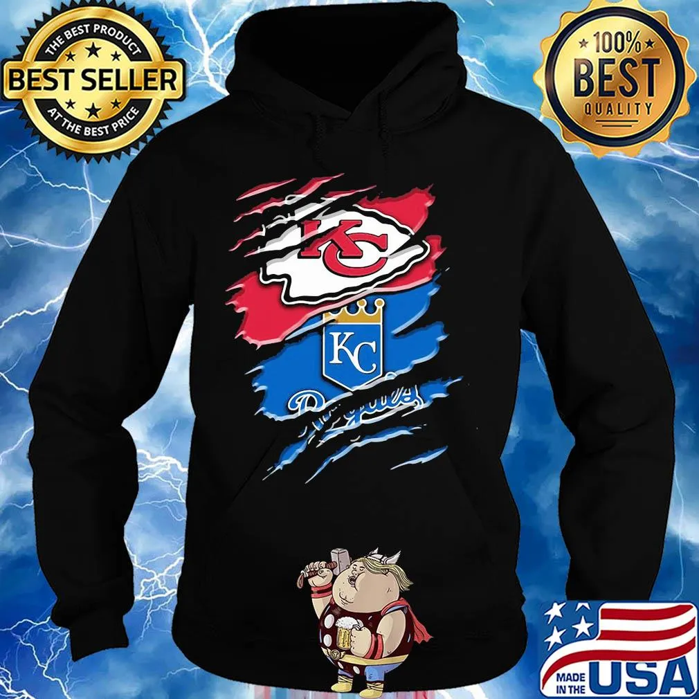 Kansas city chiefs and kansas city royals football s Hoodie