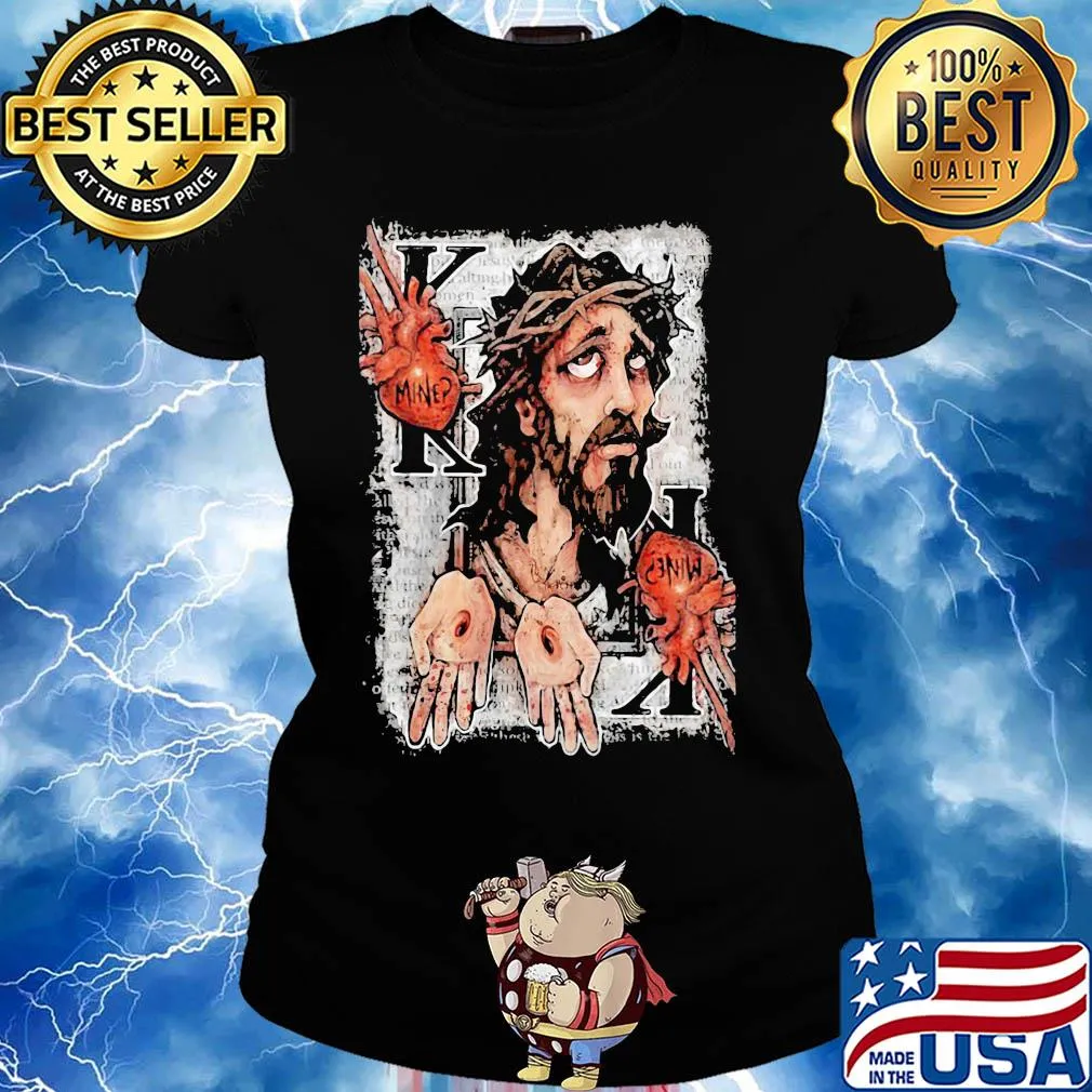 King of Heart Back mine s Ladies tee