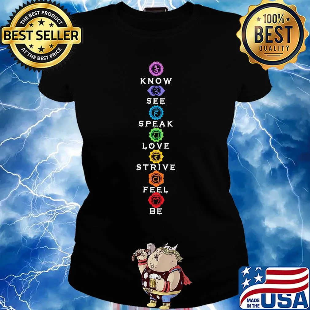 Know see speak love strive feel be s Ladies tee