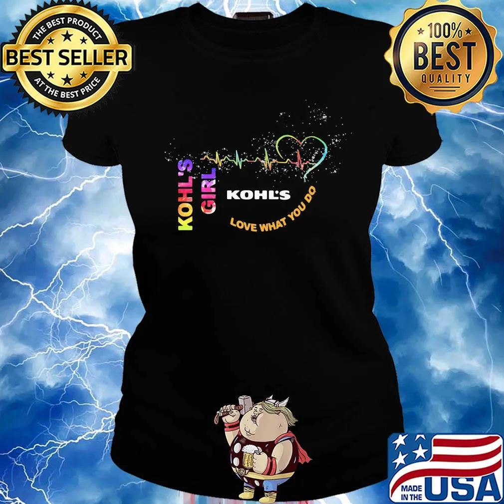 Kohl's girl love what you do heartbeat s Ladies tee