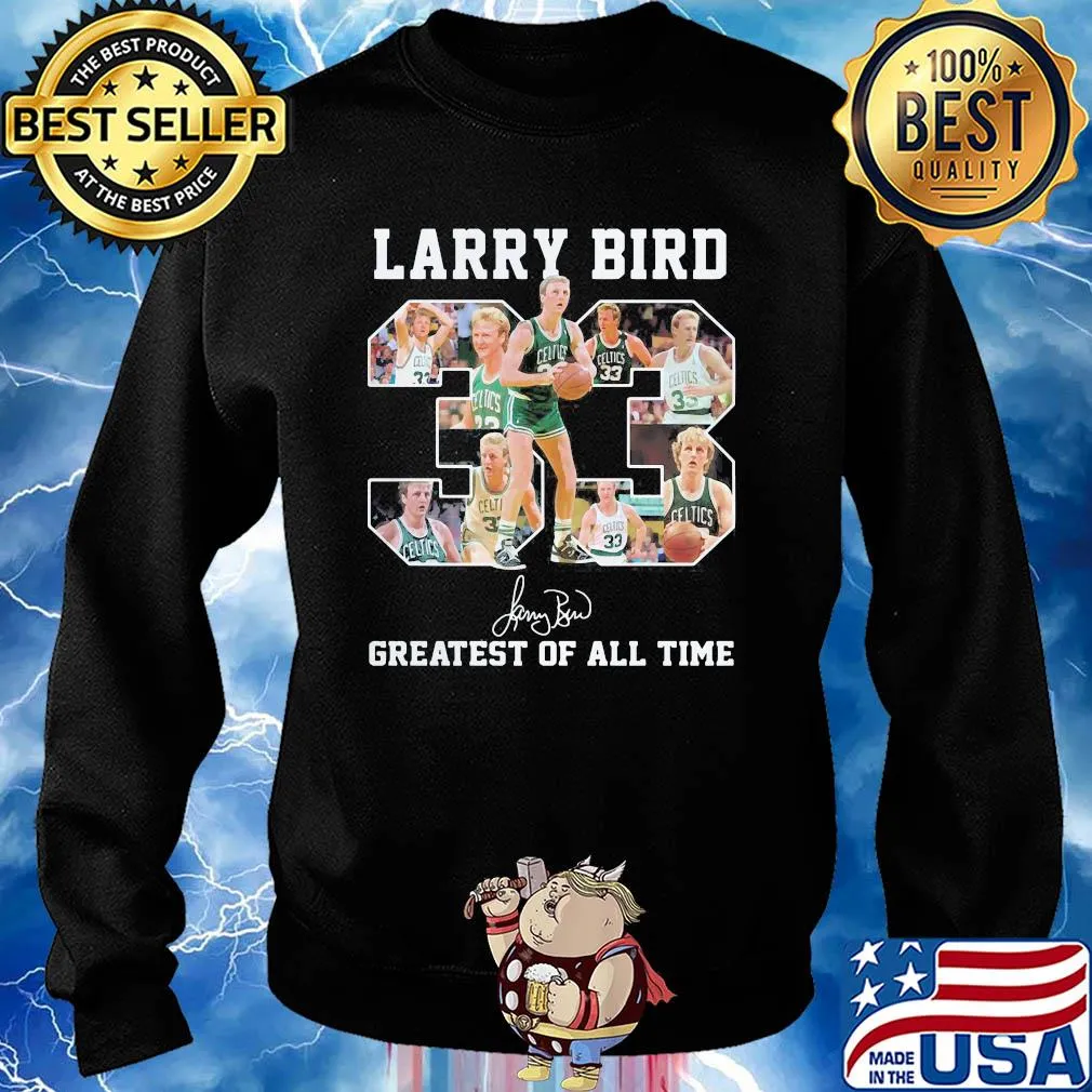 Larry bird 33 greatest of all time signature s Sweater