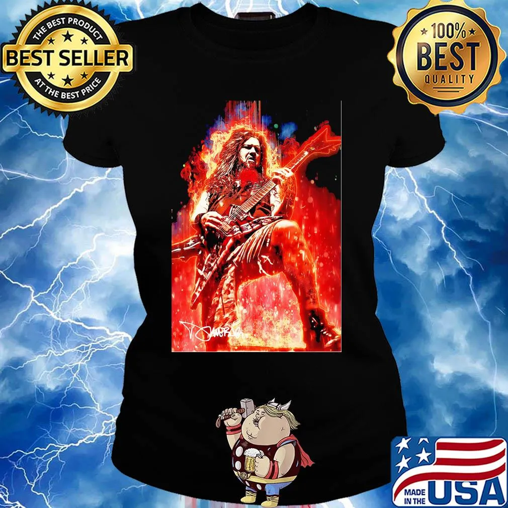 Legendary dimebag darrell signature poster s Ladies tee